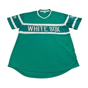 Chicago White Sox St Patricks Day‎ men's XL Jersey Green Miller Lite